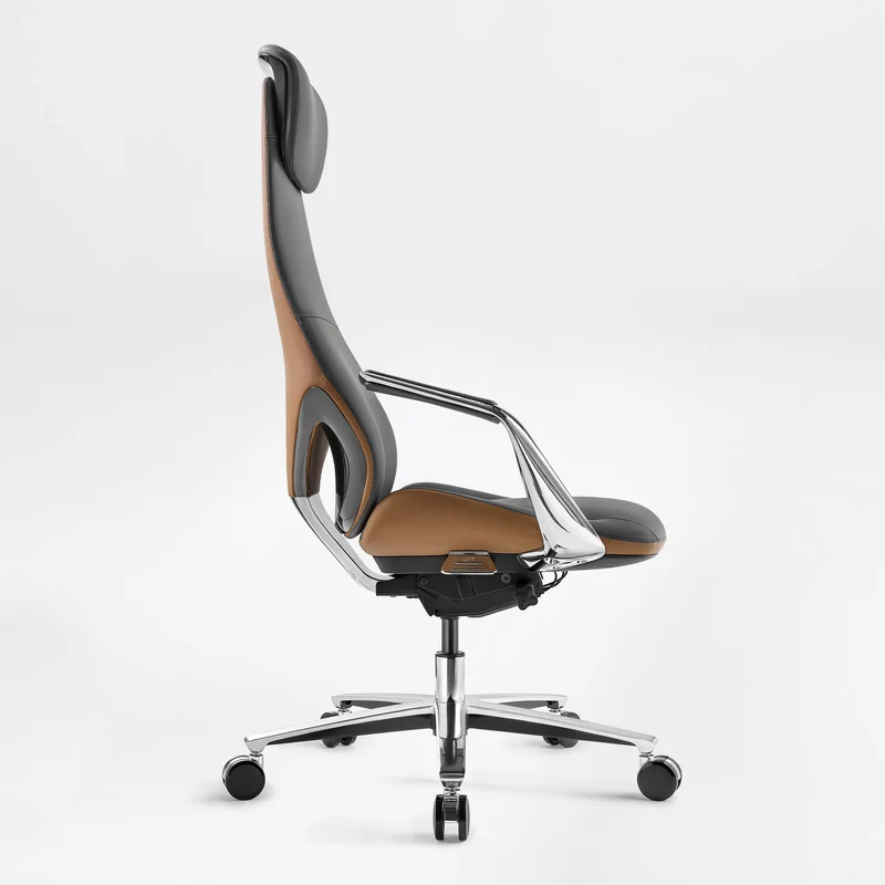 Serene Aaron, Genuine Leather Executive Office Chair