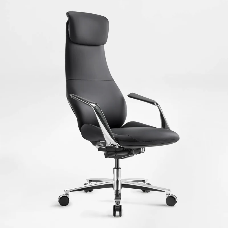 Serene Aaron, Genuine Leather Executive Office Chair