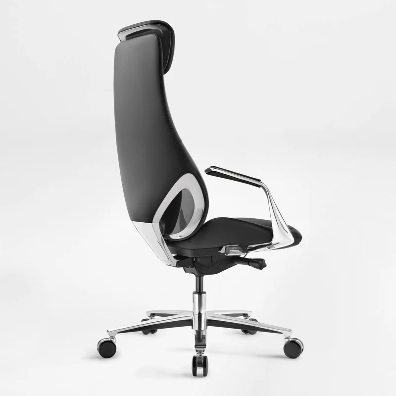 Serene Aaron, Genuine Leather Executive Office Chair