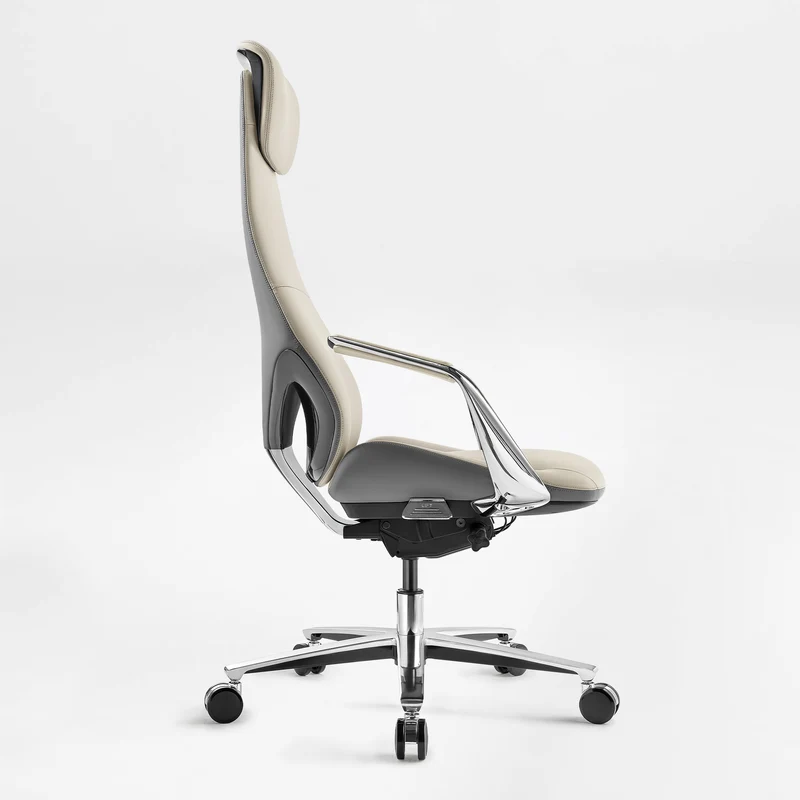 Serene Aaron, Genuine Leather Executive Office Chair