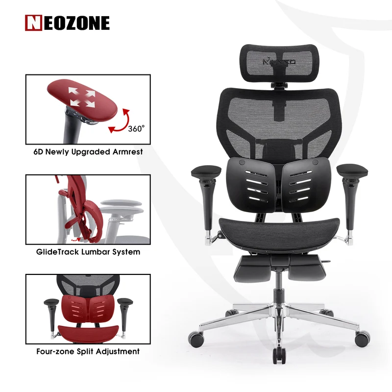 MUSSO X700 GlideTrack Ergonomic Office Chair