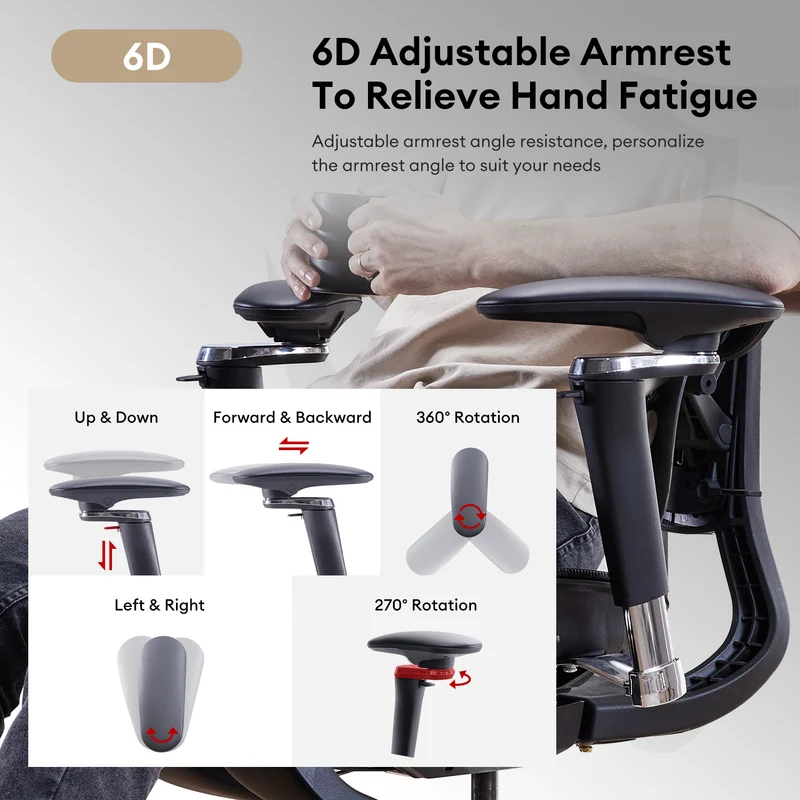 MUSSO X700 GlideTrack Ergonomic Office Chair