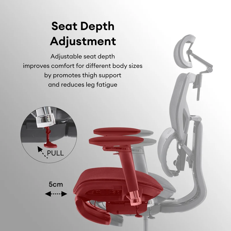 MUSSO X700 GlideTrack Ergonomic Office Chair