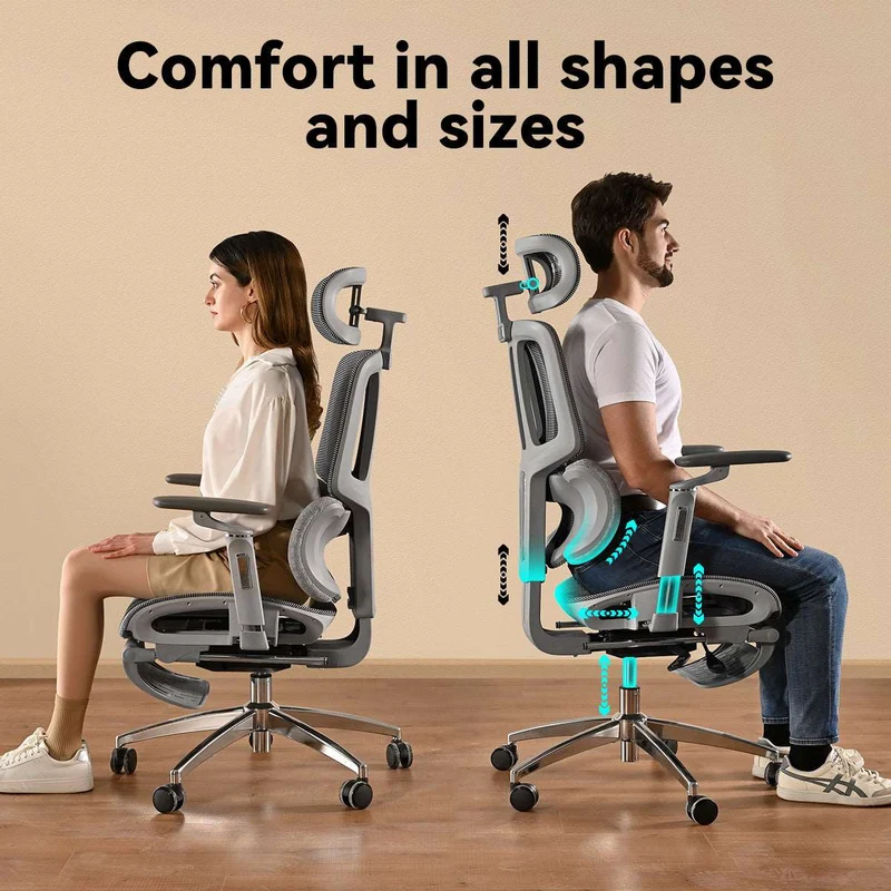 MUSSO H80 Pro FlexiPosture Ergonomic Office Chair