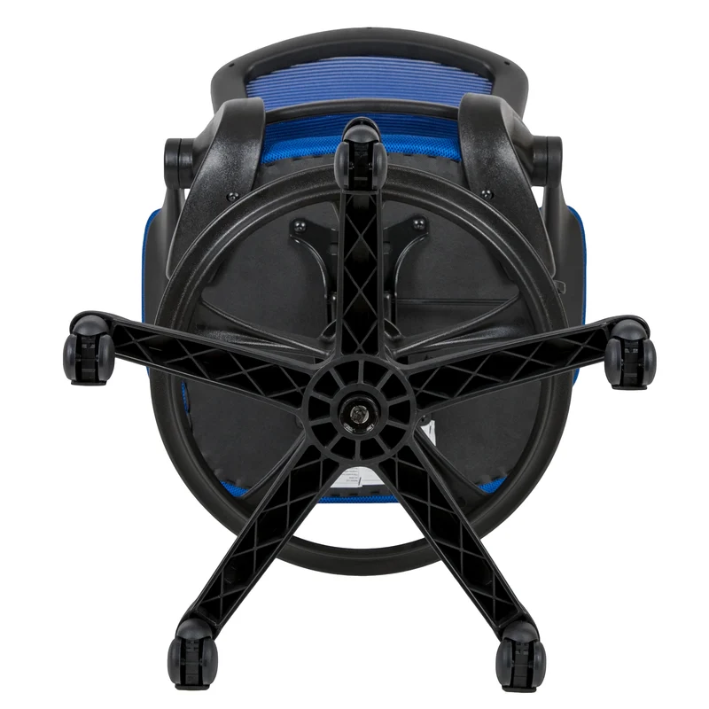 Mid-Back Mesh Ergonomic Drafting Chair with Foot Ring and Flip-Up Arms