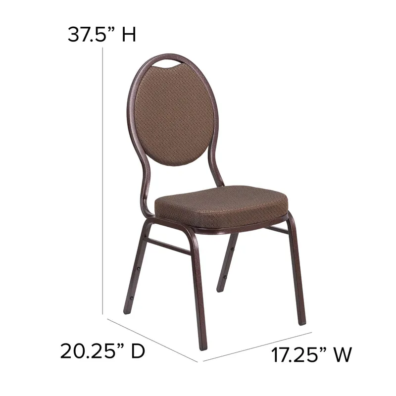 Teardrop Back Stacking Banquet Dining Chair