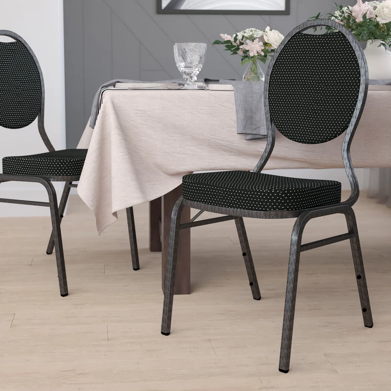 Teardrop Back Stacking Banquet Dining Chair