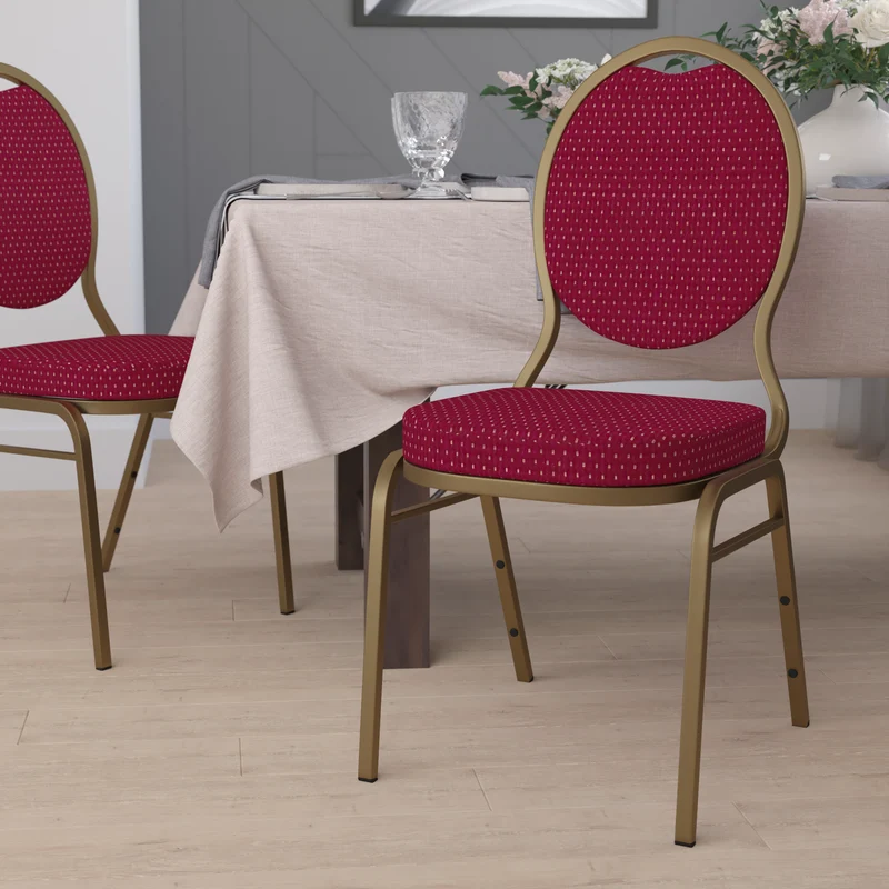 Teardrop Back Stacking Banquet Dining Chair