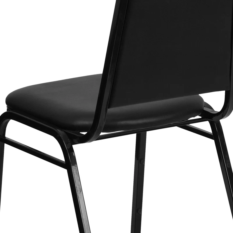 Trapezoidal Back Stacking Banquet Dining Chair - 1.5" Thick Seat