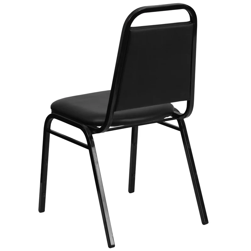 Trapezoidal Back Stacking Banquet Dining Chair - 1.5" Thick Seat