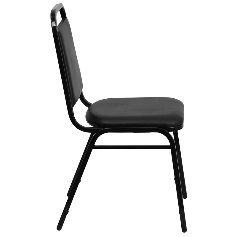 Trapezoidal Back Stacking Banquet Dining Chair - 1.5" Thick Seat