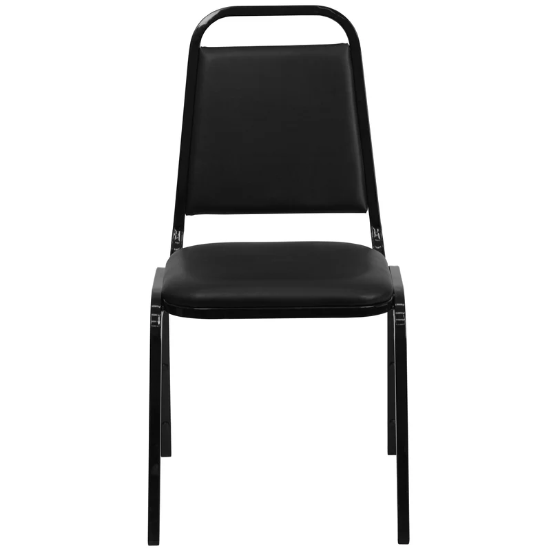 Trapezoidal Back Stacking Banquet Dining Chair - 1.5" Thick Seat