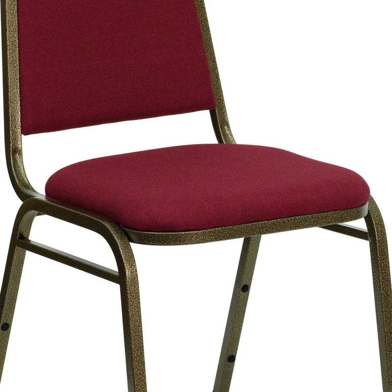 Trapezoidal Back Stacking Banquet Dining Chair - 1.5" Thick Seat