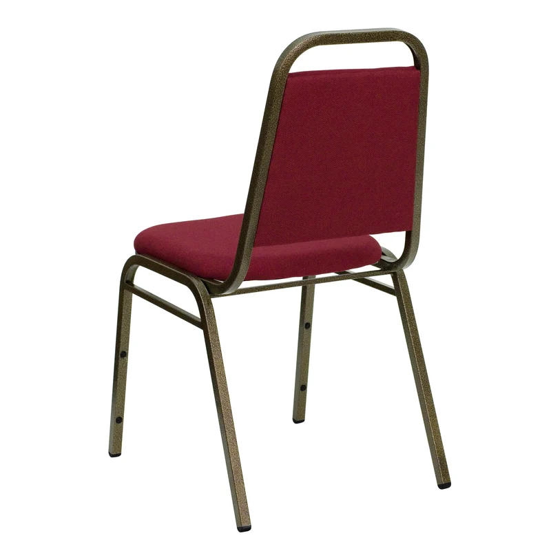 Trapezoidal Back Stacking Banquet Dining Chair - 1.5" Thick Seat