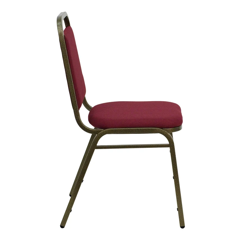 Trapezoidal Back Stacking Banquet Dining Chair - 1.5" Thick Seat