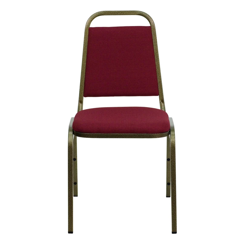 Trapezoidal Back Stacking Banquet Dining Chair - 1.5" Thick Seat