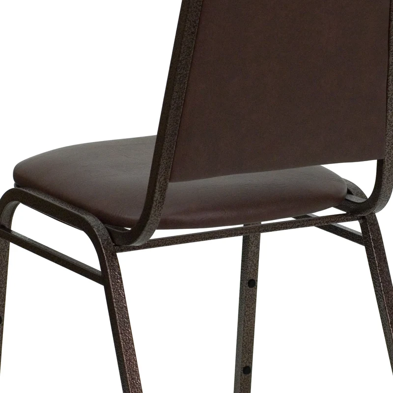 Trapezoidal Back Stacking Banquet Dining Chair - 1.5" Thick Seat