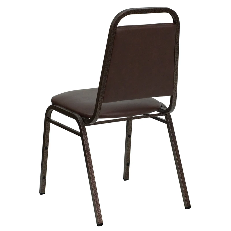 Trapezoidal Back Stacking Banquet Dining Chair - 1.5" Thick Seat