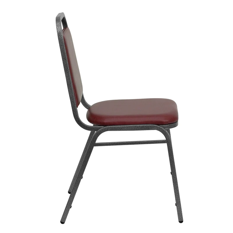 Trapezoidal Back Stacking Banquet Dining Chair - 1.5" Thick Seat