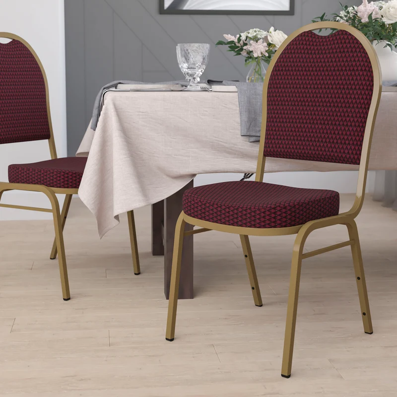 Dome Back Stacking Banquet Dining Chair