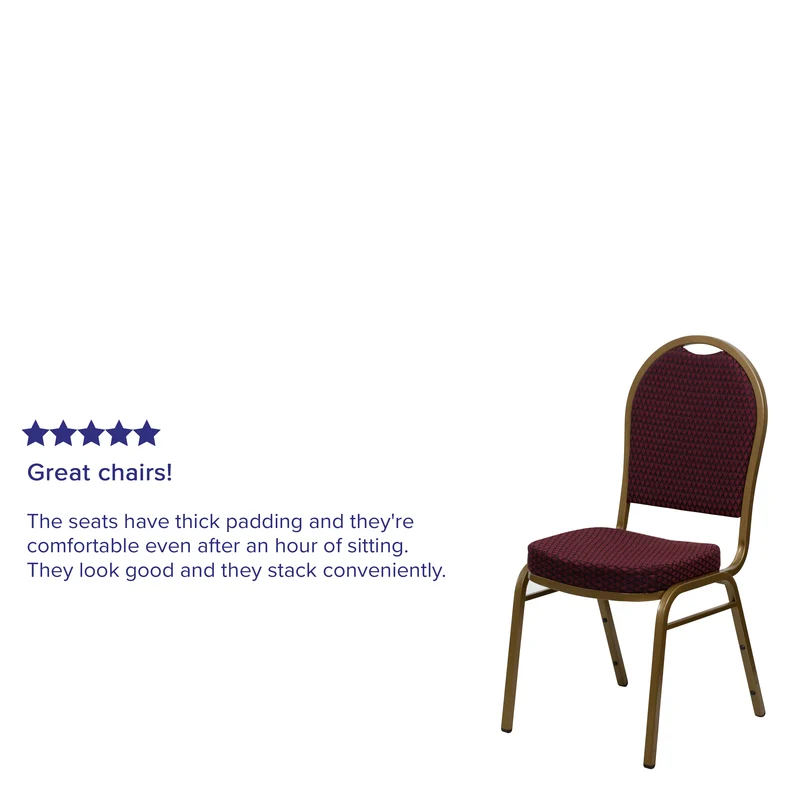 Dome Back Stacking Banquet Dining Chair