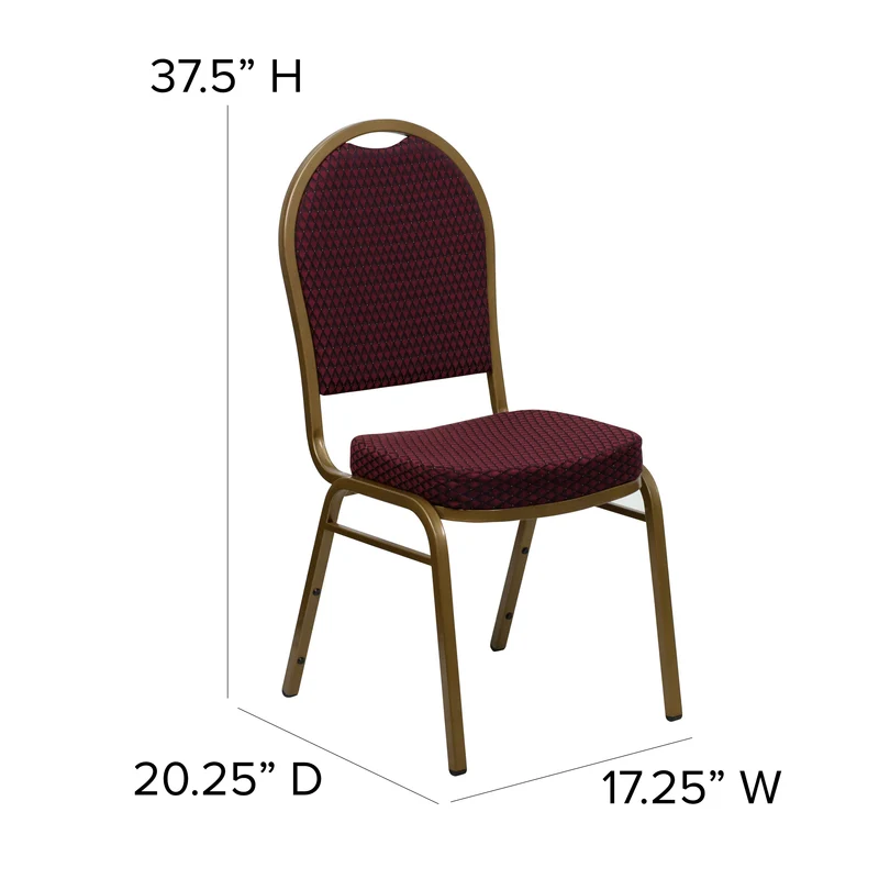 Dome Back Stacking Banquet Dining Chair