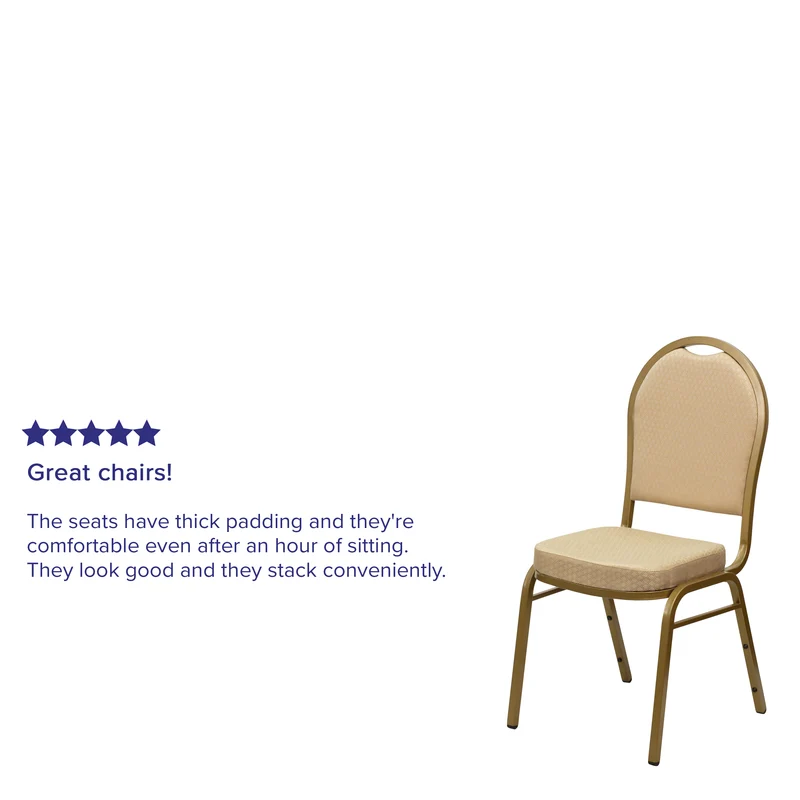 Dome Back Stacking Banquet Dining Chair