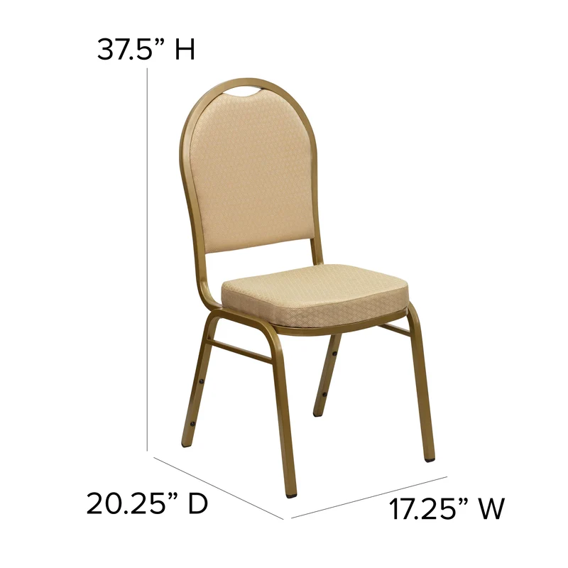 Dome Back Stacking Banquet Dining Chair