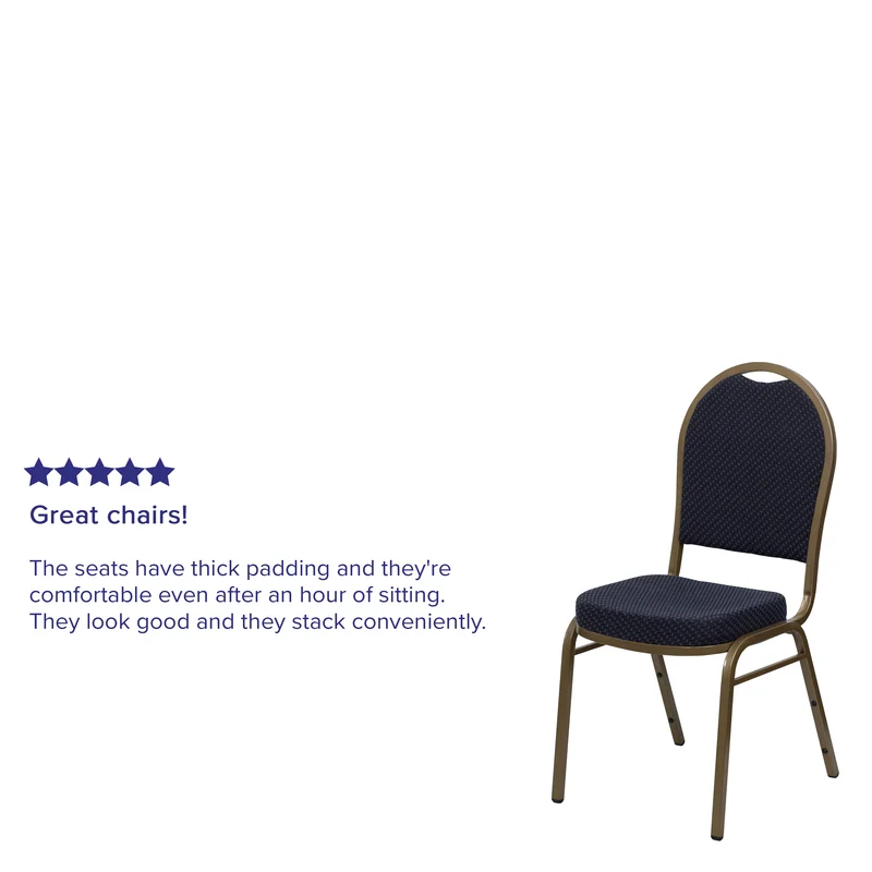 Dome Back Stacking Banquet Dining Chair