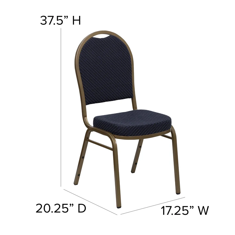 Dome Back Stacking Banquet Dining Chair