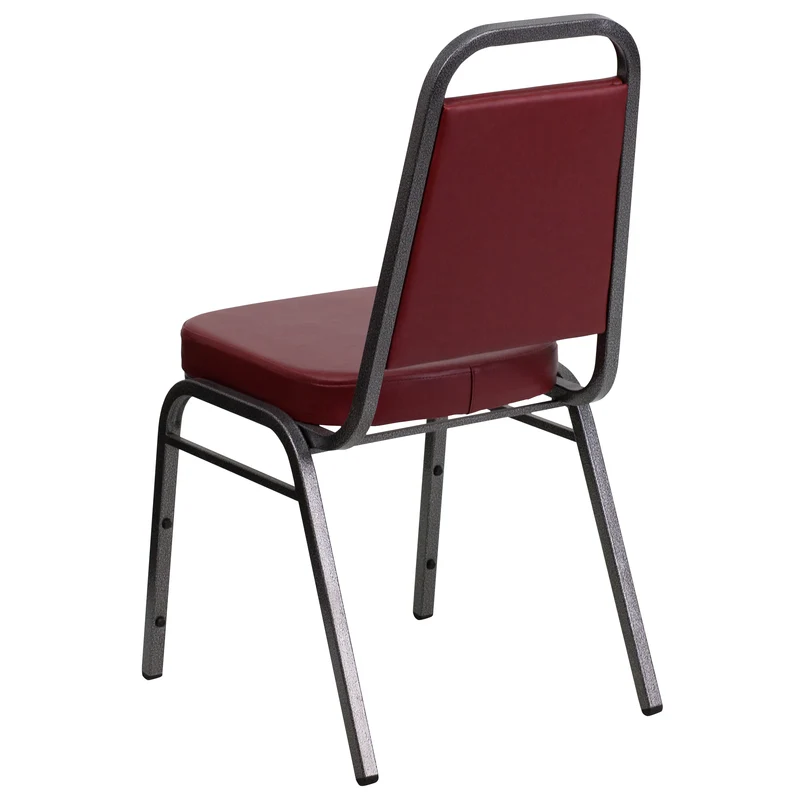 Trapezoidal Back Stacking Banquet Dining Chair - 2.5" Thick Seat