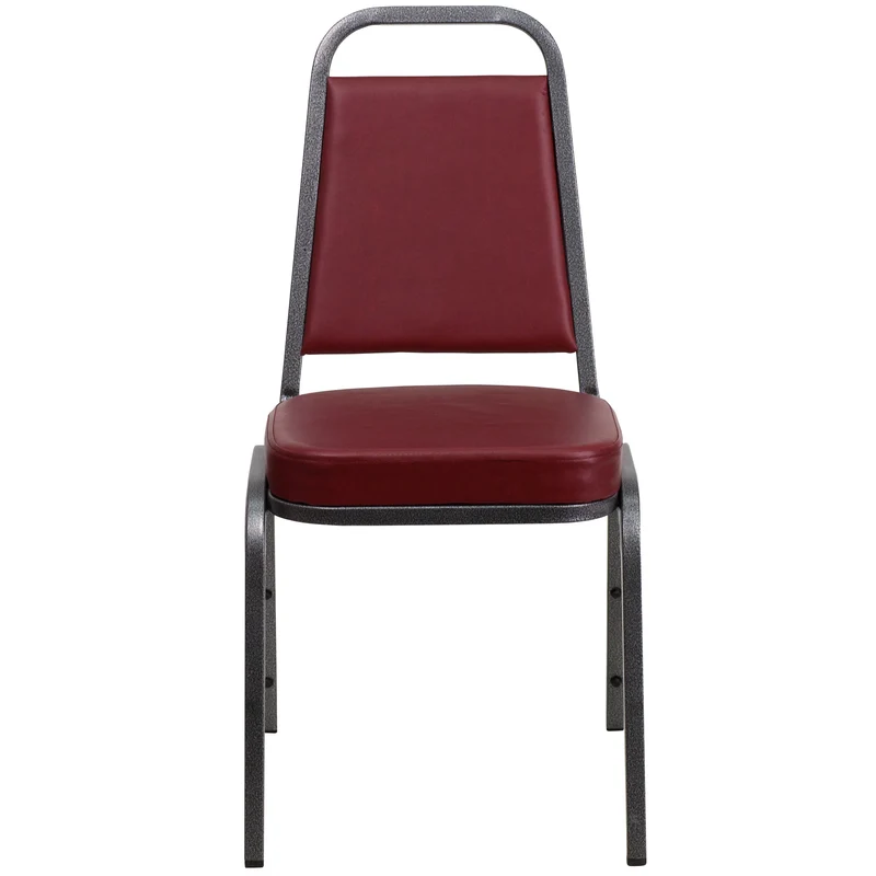Trapezoidal Back Stacking Banquet Dining Chair - 2.5" Thick Seat