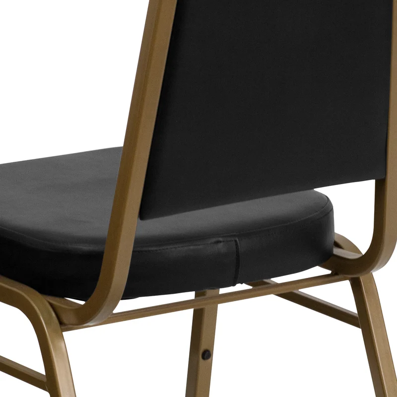 Trapezoidal Back Stacking Banquet Dining Chair - 2.5" Thick Seat