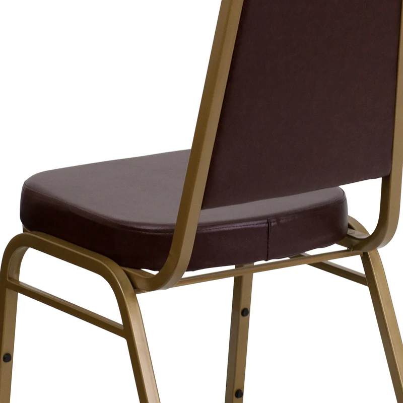 Trapezoidal Back Stacking Banquet Dining Chair - 2.5" Thick Seat