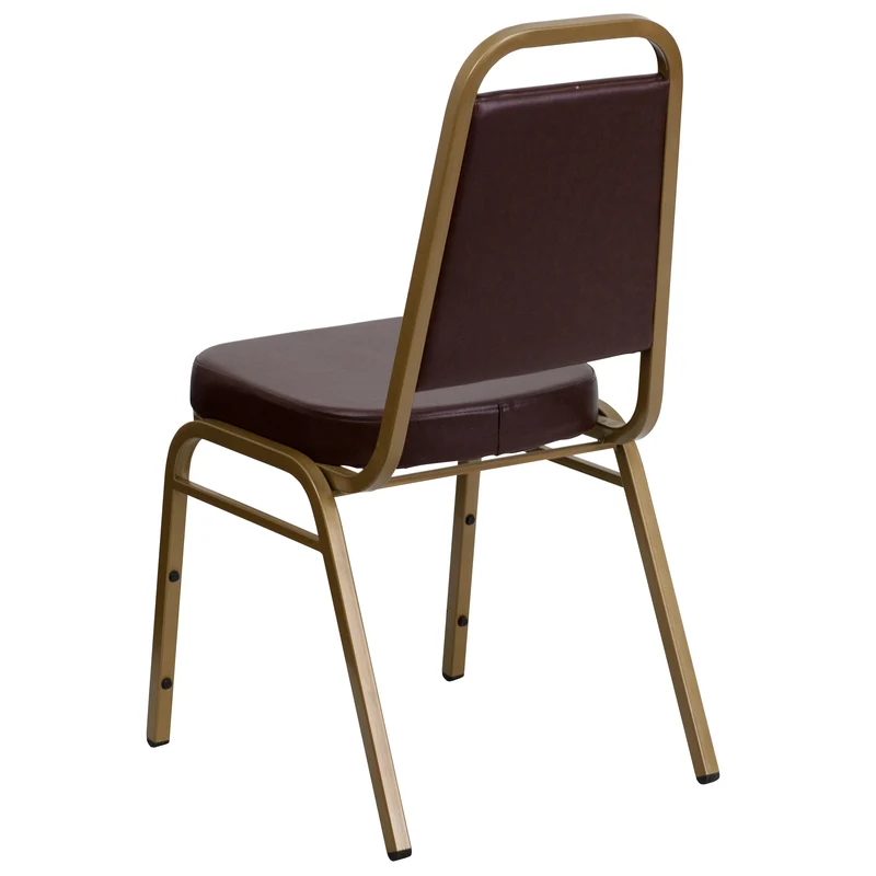 Trapezoidal Back Stacking Banquet Dining Chair - 2.5" Thick Seat