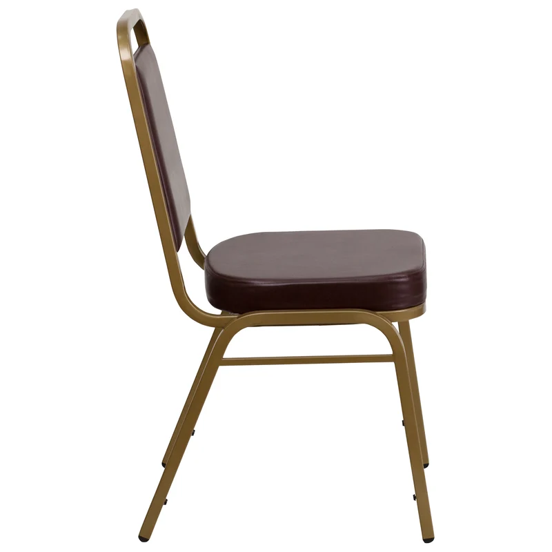 Trapezoidal Back Stacking Banquet Dining Chair - 2.5" Thick Seat