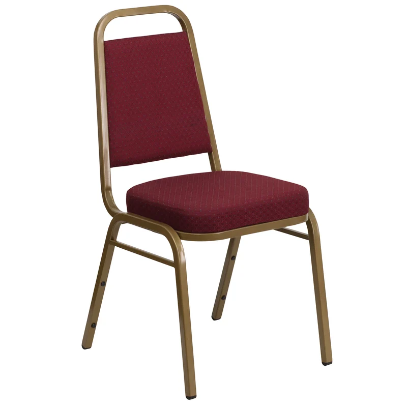 Trapezoidal Back Stacking Banquet Dining Chair - 2.5" Thick Seat