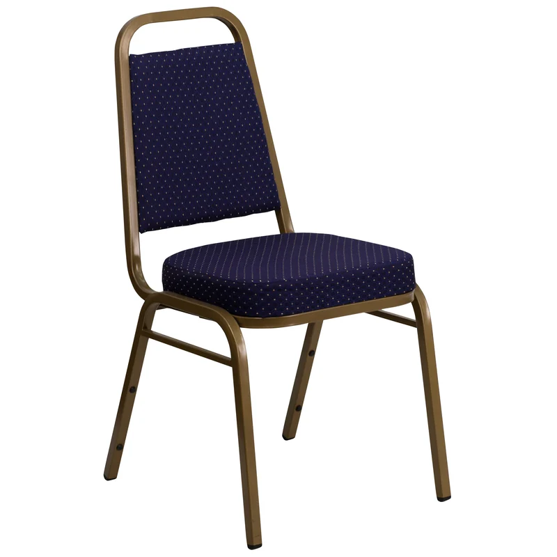 Trapezoidal Back Stacking Banquet Dining Chair - 2.5" Thick Seat