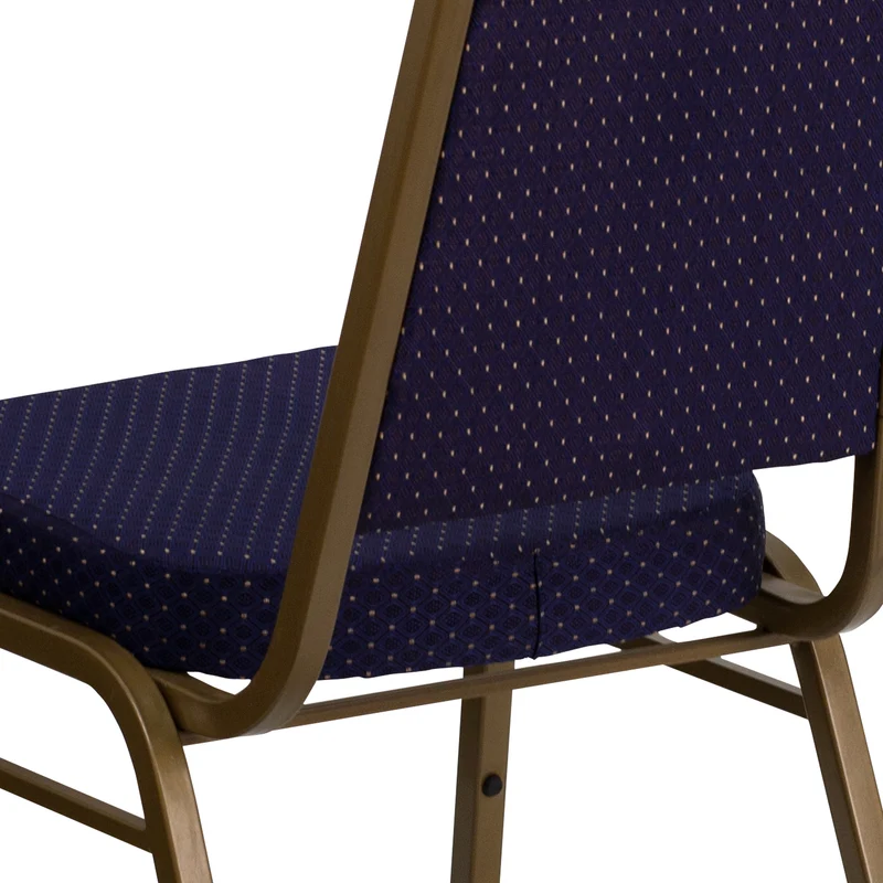 Trapezoidal Back Stacking Banquet Dining Chair - 2.5" Thick Seat