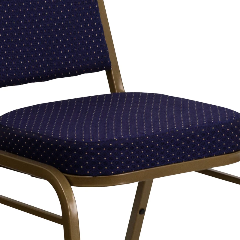 Trapezoidal Back Stacking Banquet Dining Chair - 2.5" Thick Seat