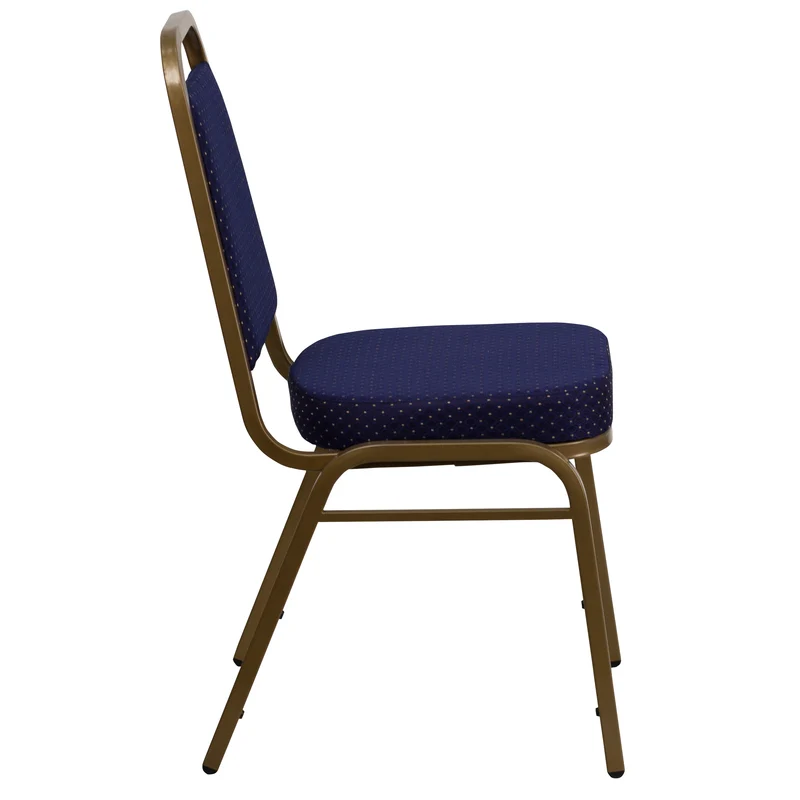 Trapezoidal Back Stacking Banquet Dining Chair - 2.5" Thick Seat