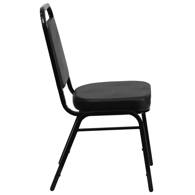 Trapezoidal Back Stacking Banquet Dining Chair - 2.5" Thick Seat