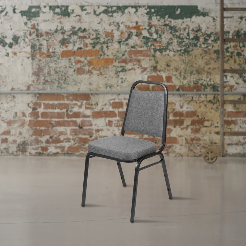 Trapezoidal Back Stacking Banquet Dining Chair - 2.5" Thick Seat