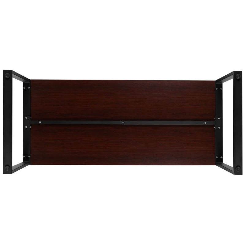 Modern Commercial Grade Desk Industrial Style Computer Desk Sturdy Home Office Desk - 55" Length