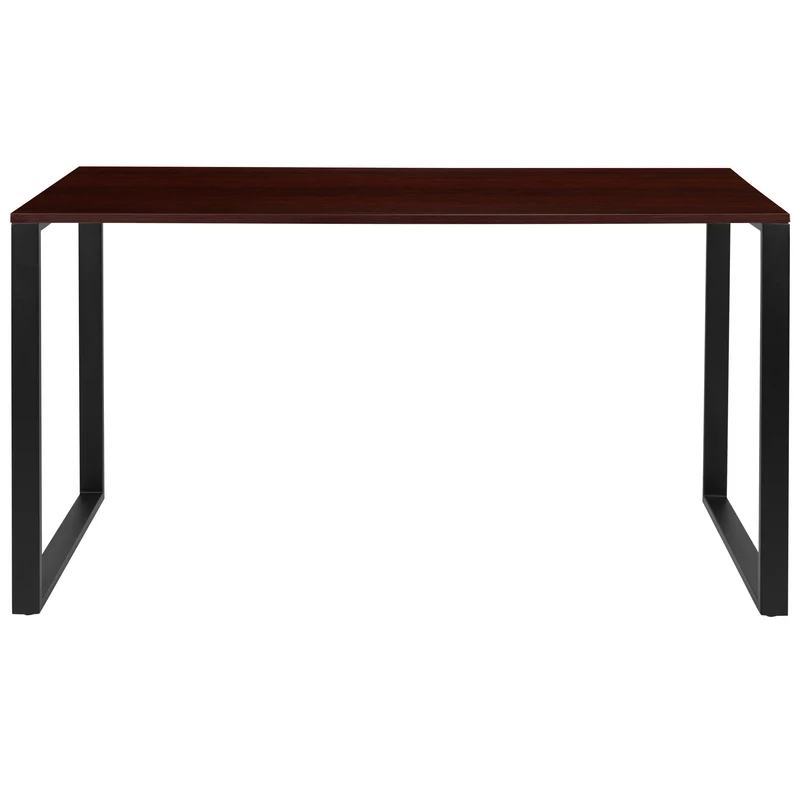 Modern Commercial Grade Desk Industrial Style Computer Desk Sturdy Home Office Desk - 55" Length