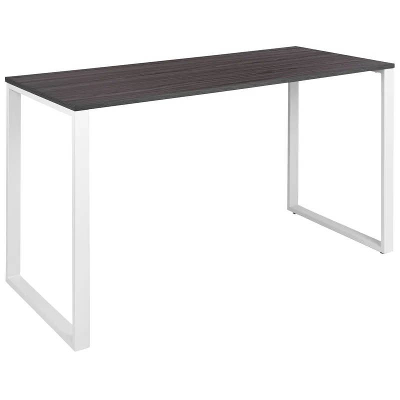 Modern Commercial Grade Desk Industrial Style Computer Desk Sturdy Home Office Desk - 55" Length