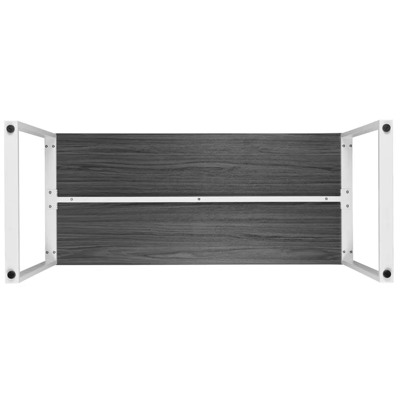 Modern Commercial Grade Desk Industrial Style Computer Desk Sturdy Home Office Desk - 55" Length