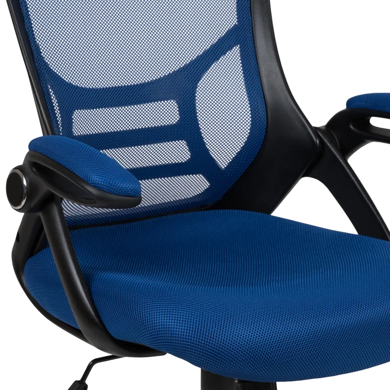 High Back Mesh Ergonomic Office Chair with Flip-up Arms