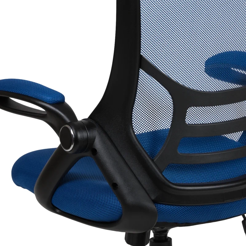 High Back Mesh Ergonomic Office Chair with Flip-up Arms