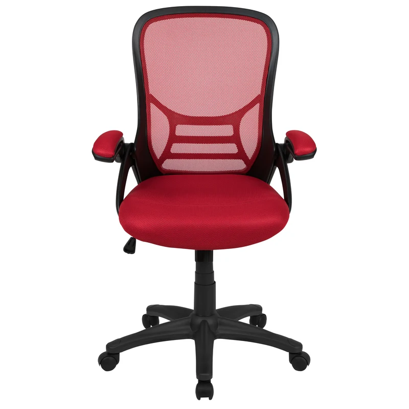 High Back Mesh Ergonomic Office Chair with Flip-up Arms